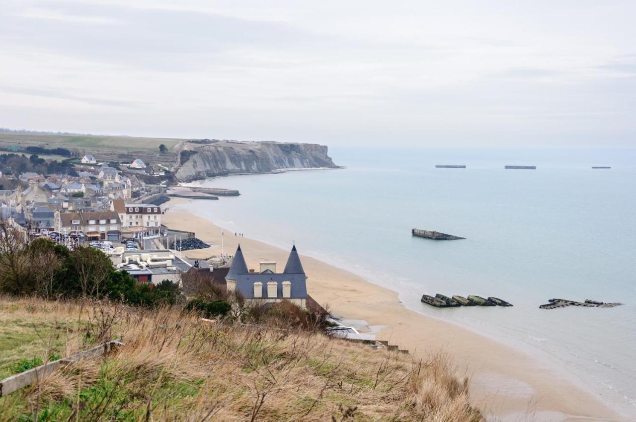 Le 22 - Studio 4P Proche Mer & Vue Bourg Arromanches-les-Bains Exterior foto